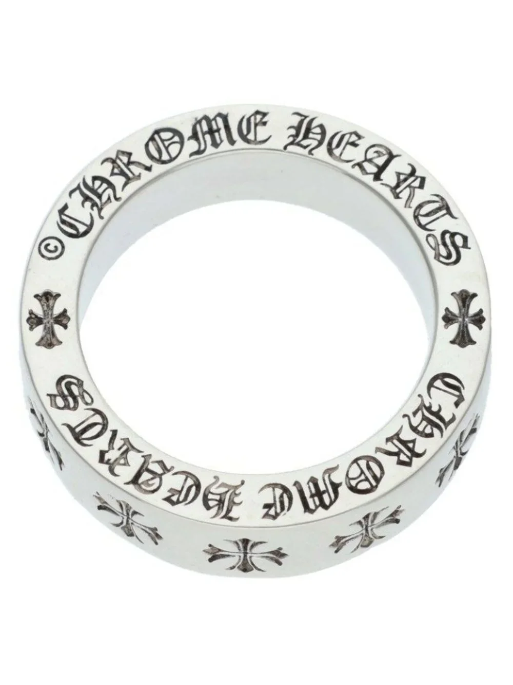 Chrome Hearts Spacer Forever Silver Ring